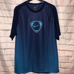 Nike Academy Soccer Futbol Dri-Fit ACD Dri-Fit Tee | Blue | Men’s XL